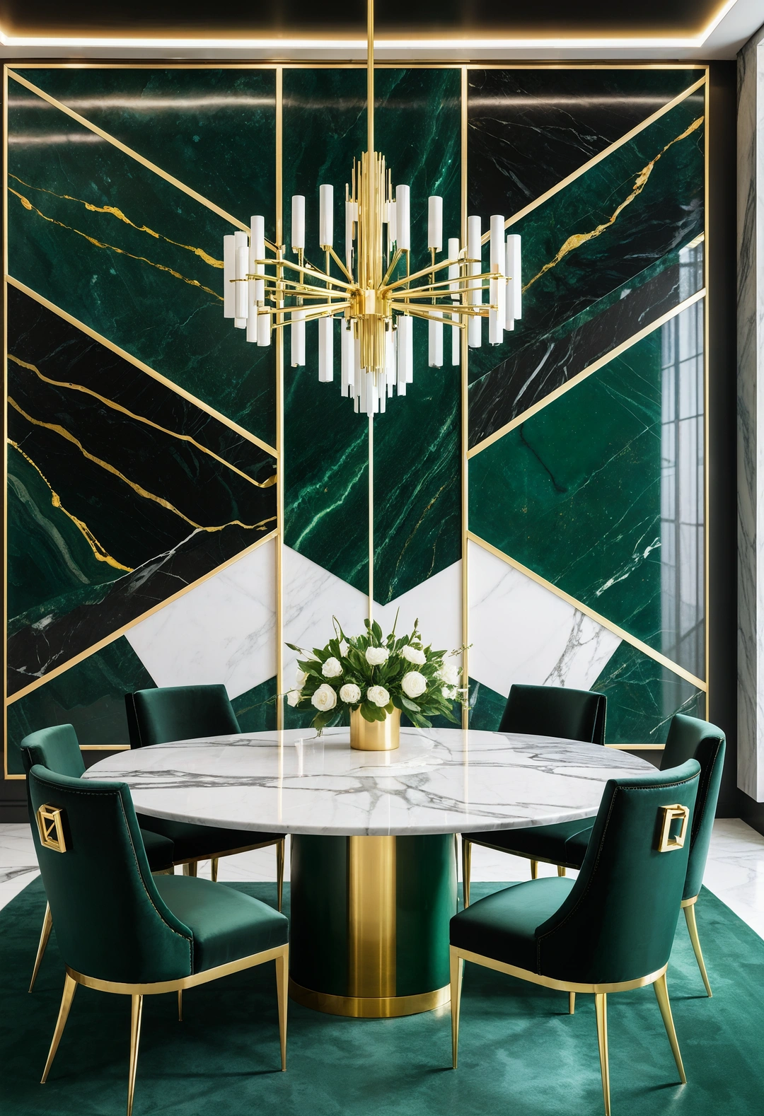 Bold Glamour with Emerald Green