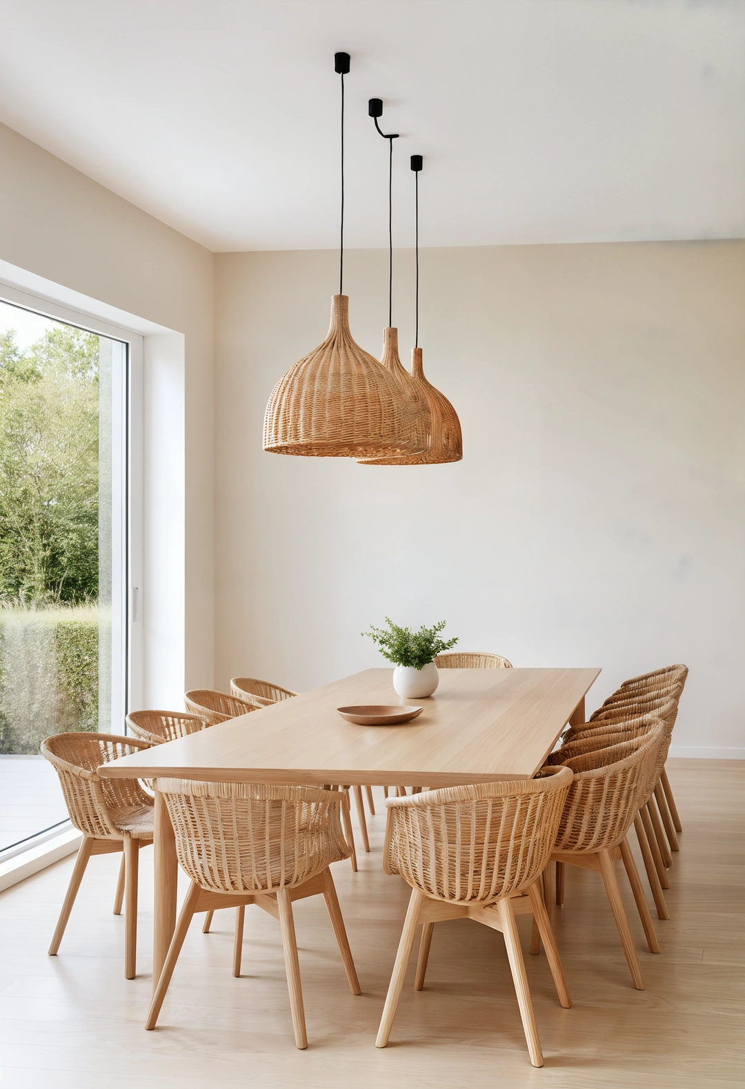 8. Scandinavian Simplicity with Light Wood