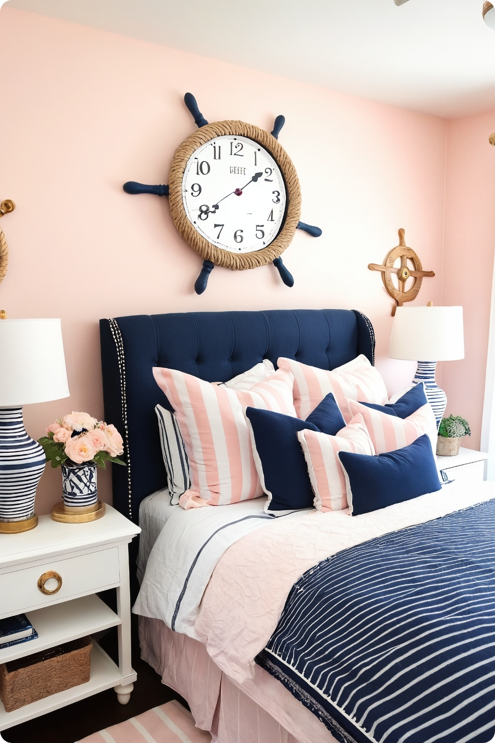 Pink and Navy: Nautical Twist