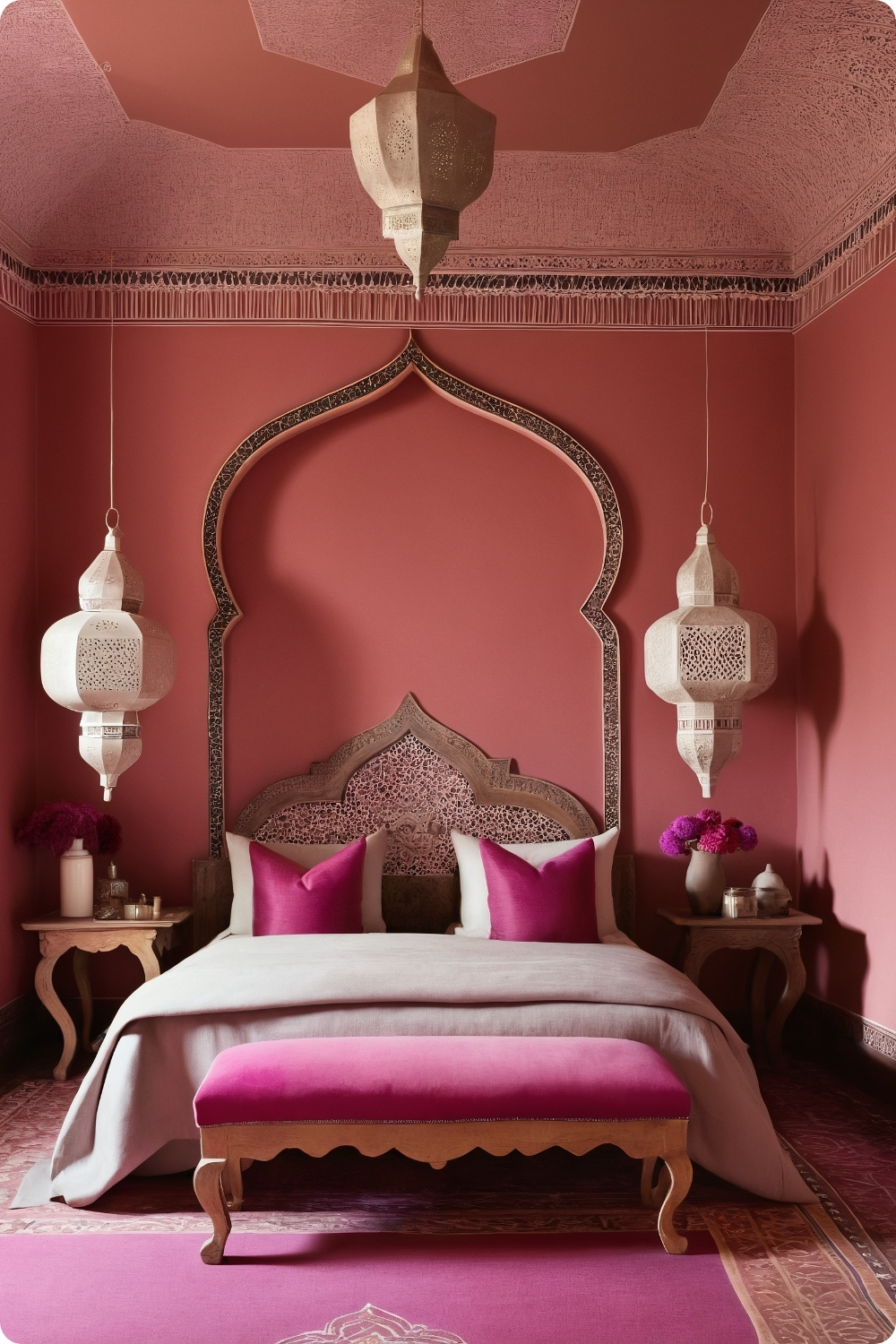 Pink Moroccan Inspired