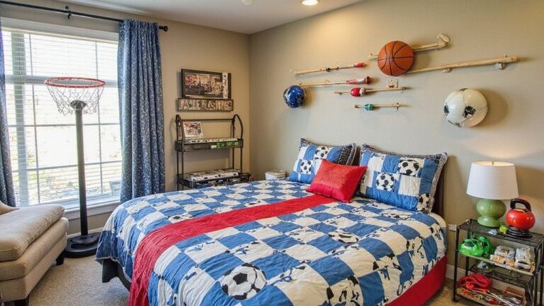 active boys sports bedroom
