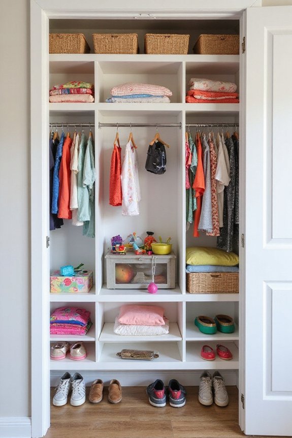 adaptable storage for growing child