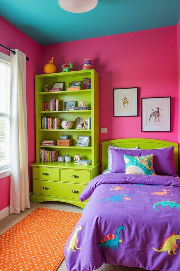 amplify personality through bold color choices