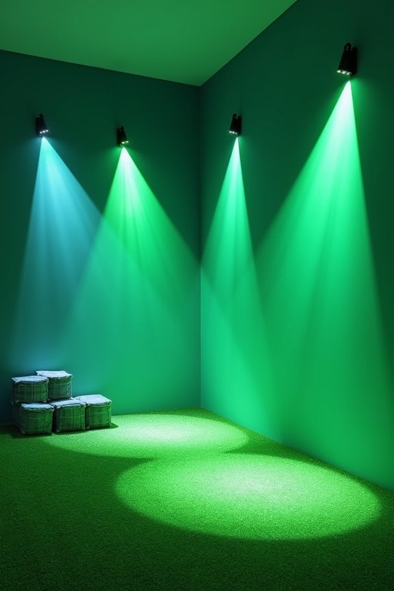 authentic soccer lighting ambiance
