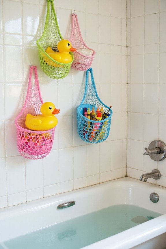 bath toy storage solutions