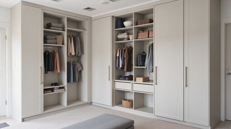 bedroom cupboards conceal clutter magically