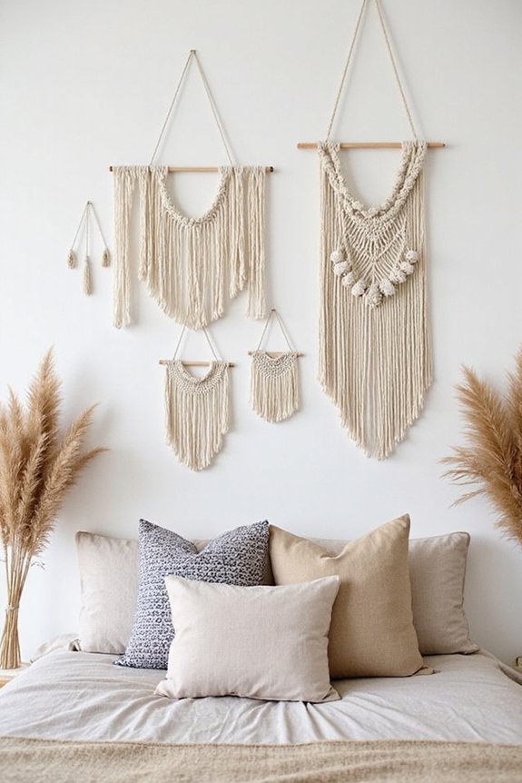 boho chic macram wall gallery inspiration
