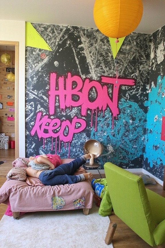 bold urban statement wall