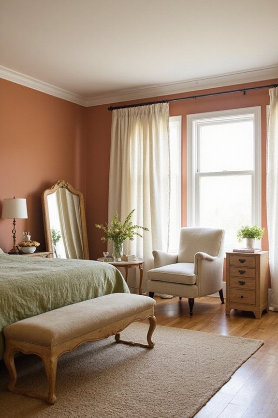calming earth toned color palettes