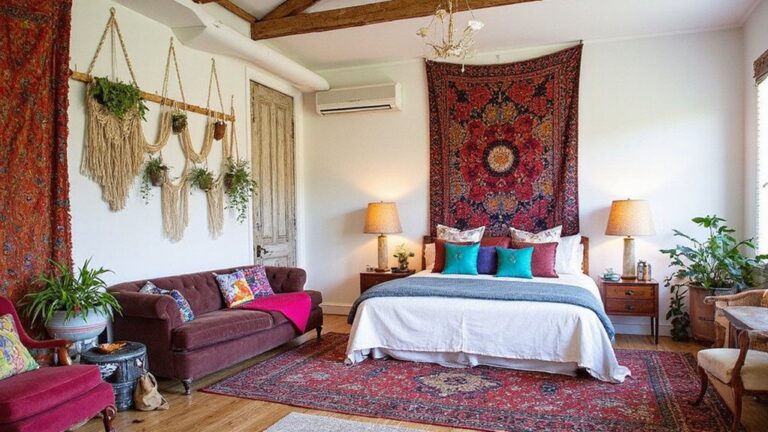 colorful eclectic free spirited bedroom designs