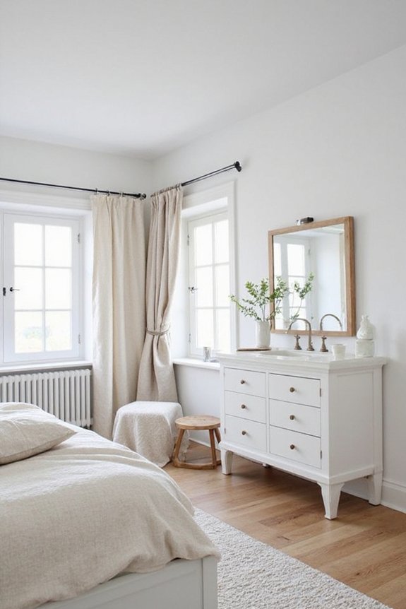 cozy clean lined textured serene