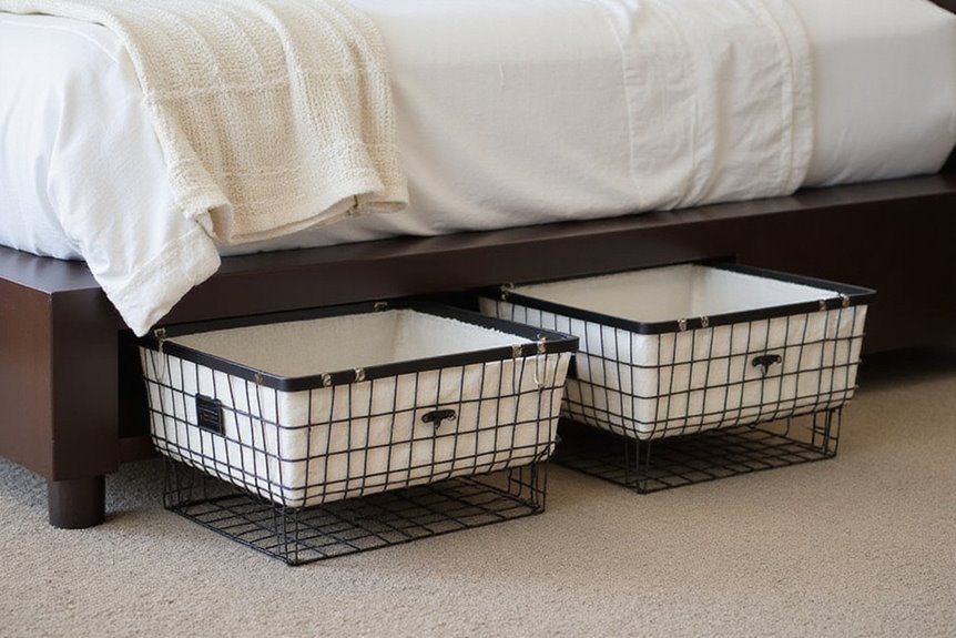 cozy industrial storage solution
