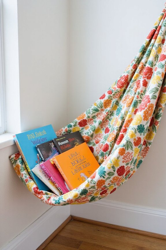 cozy inviting book storage solution