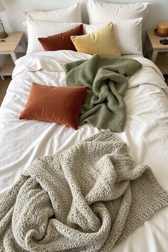 cozy layered textured inviting