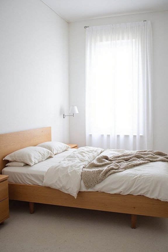 cozy minimalist scandinavian bedroom design