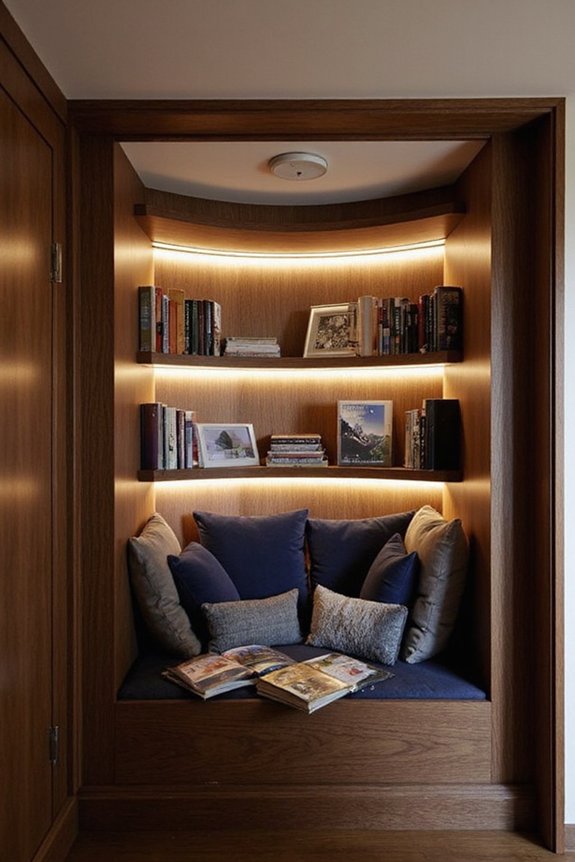 cozy quiet customized dedicated reading retreat