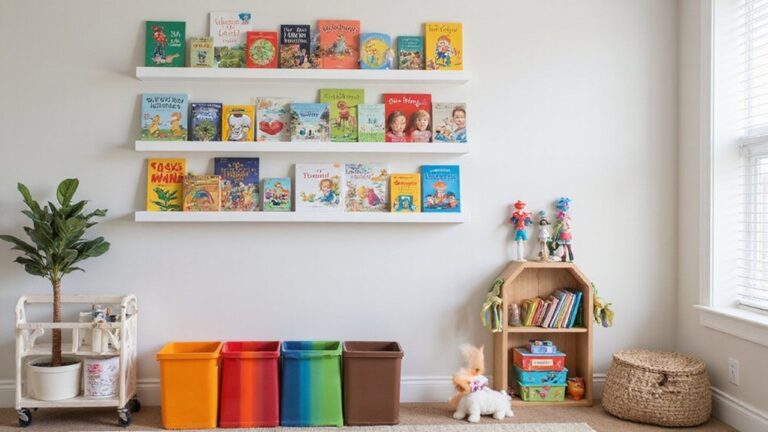 creative kids book storage