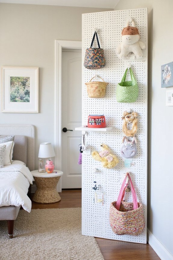 customizable functional versatile adaptable pegboard divider