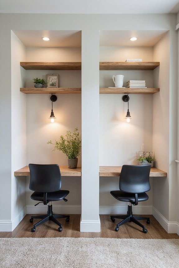 dedicated workspace promotes focused studying