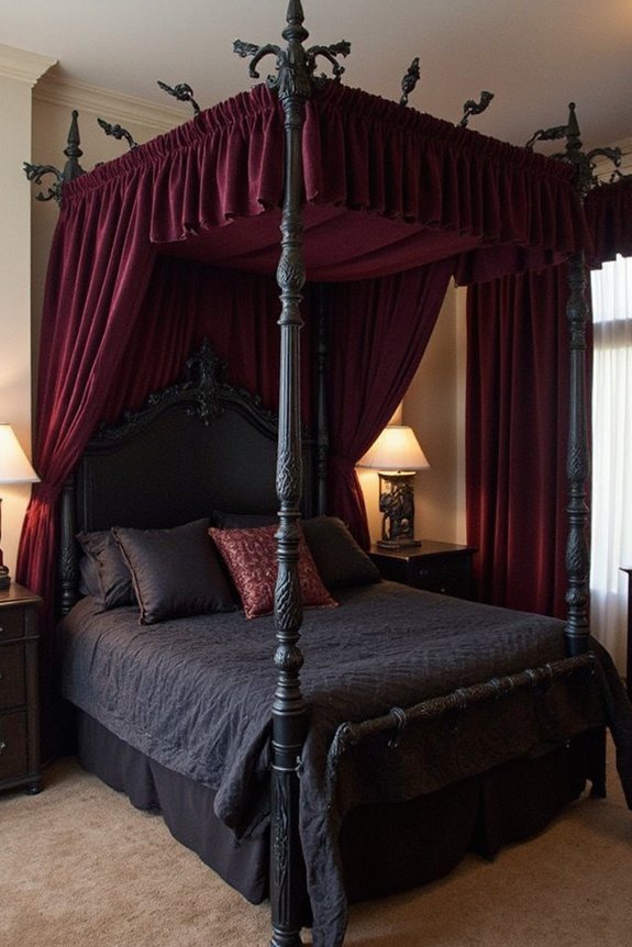 dramatic sumptuous gothic inspired romantic grandeur