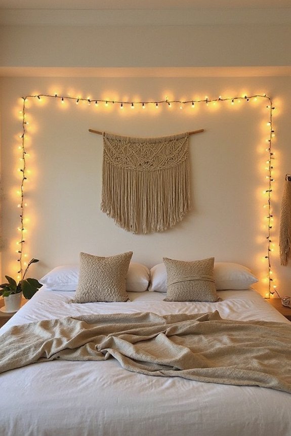 dreamy ambient boho layered lighting
