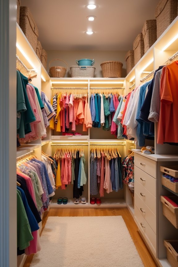 efficient organization through adequate lighting