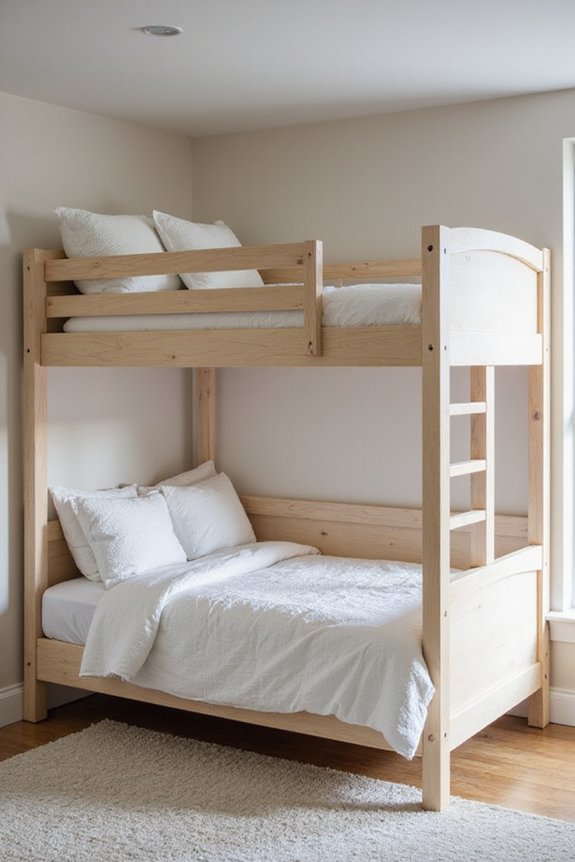 efficient space saving corner bunk beds