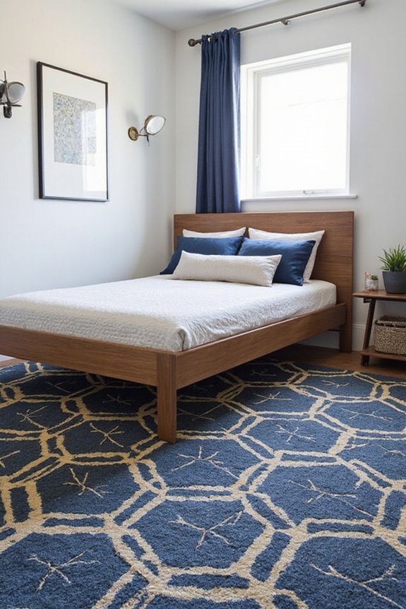 elevate with statement rugs