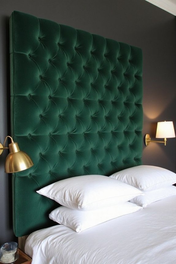 emerald velvet luxurious statement piece