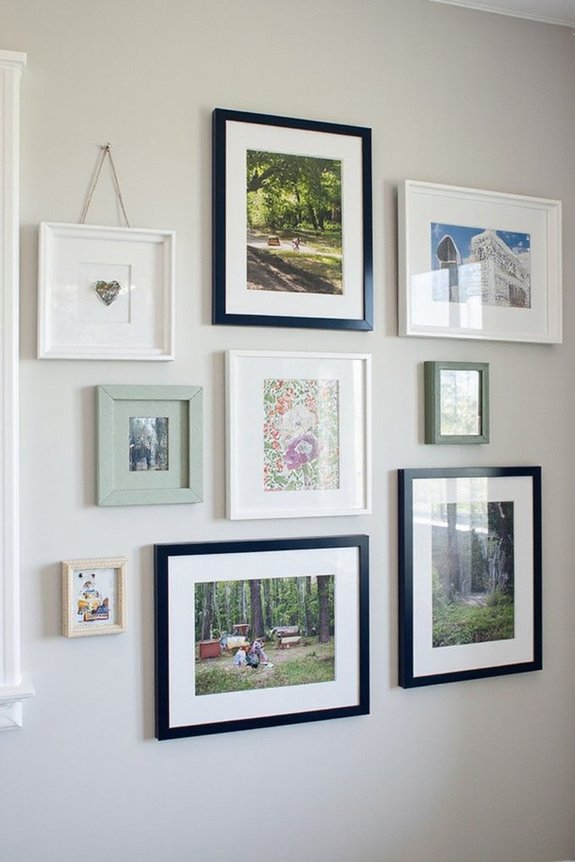 evolving curated rotating art displays