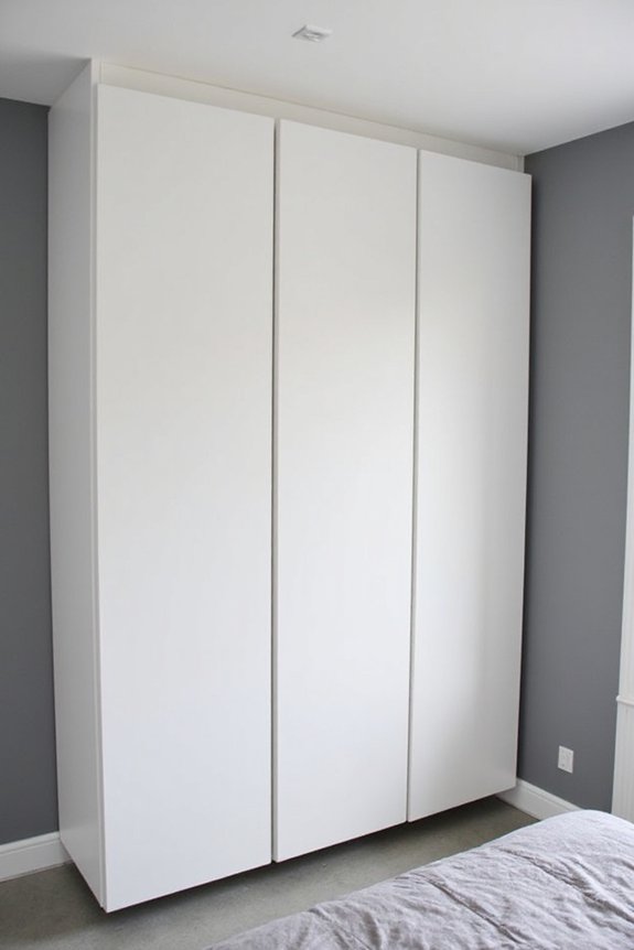 floating invisible seamless full height