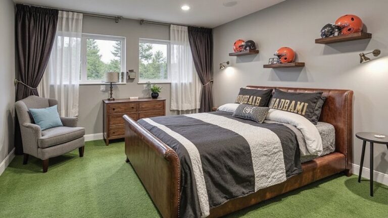 football themed boy s room