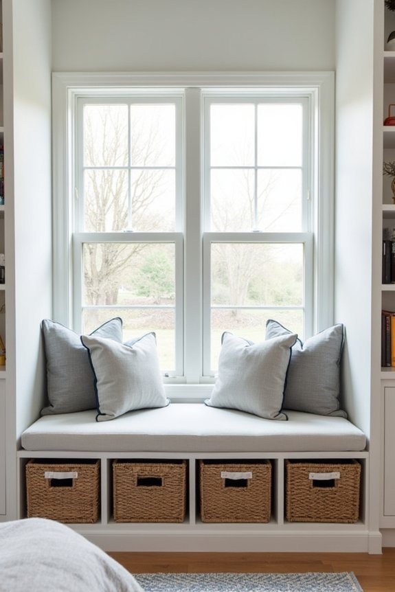 functional storage window seat solution