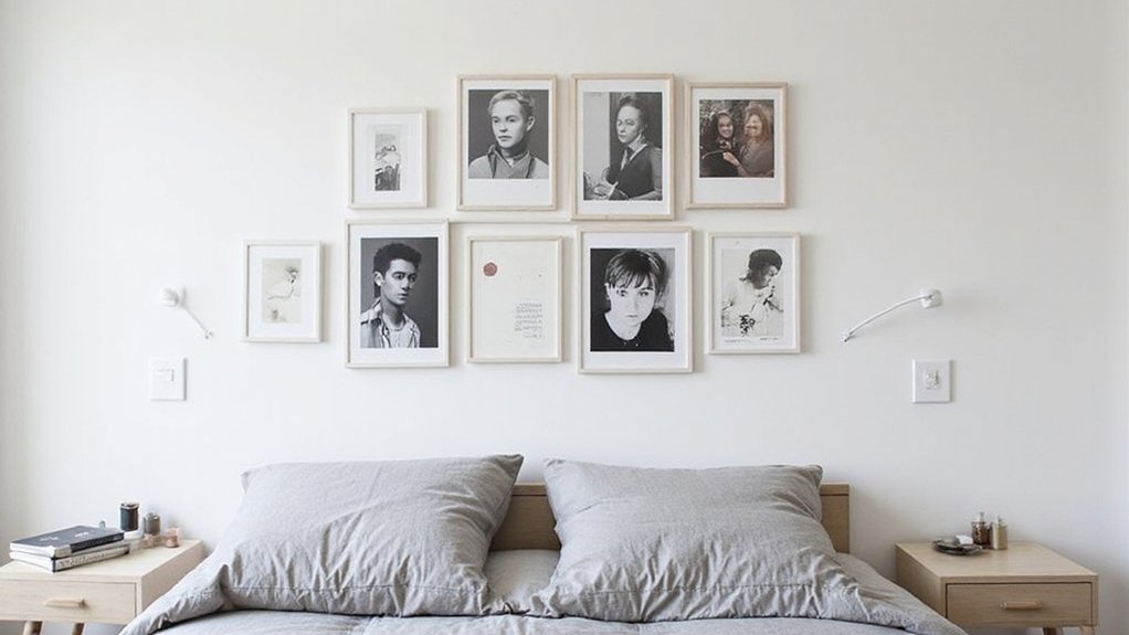 gallery inspired bedroom decor
