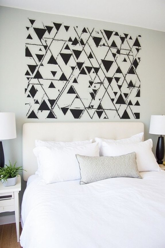 geometric wall decals versatile visual impact