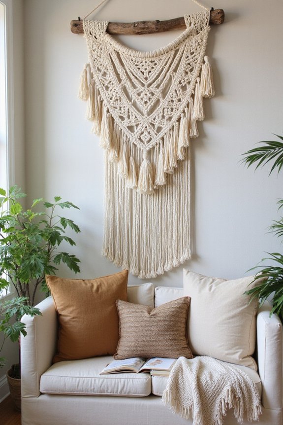 handcrafted boho wall decor