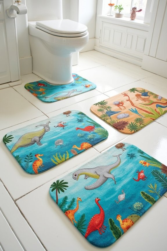 imagination meets safety in bath mats