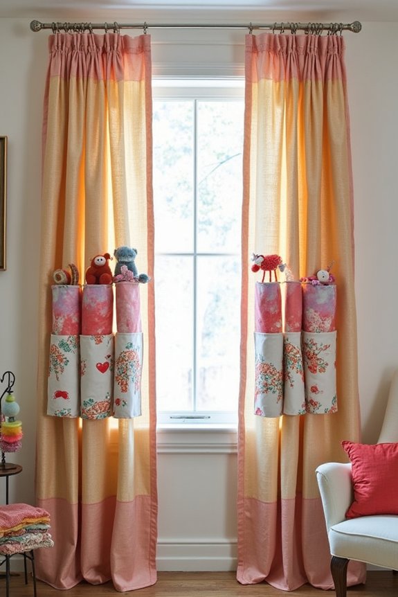 interactive developmental play curtains