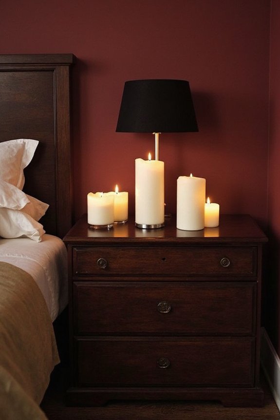 intimate flickering romantic layered