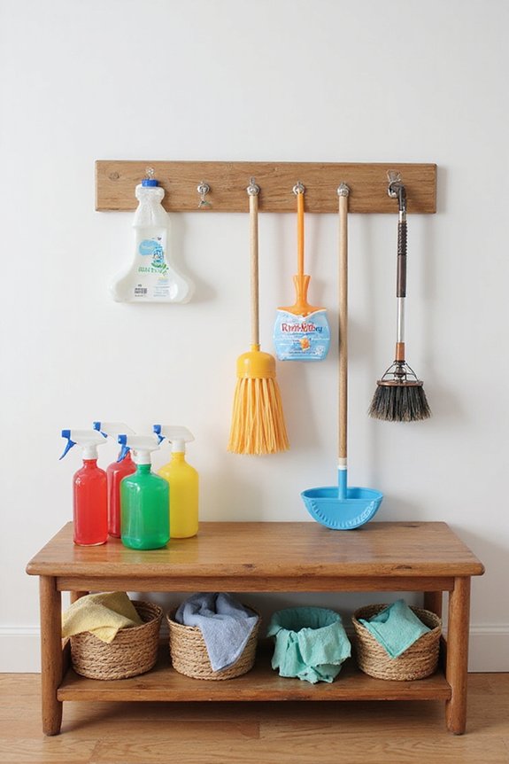 kid friendly cleaning stations made easy