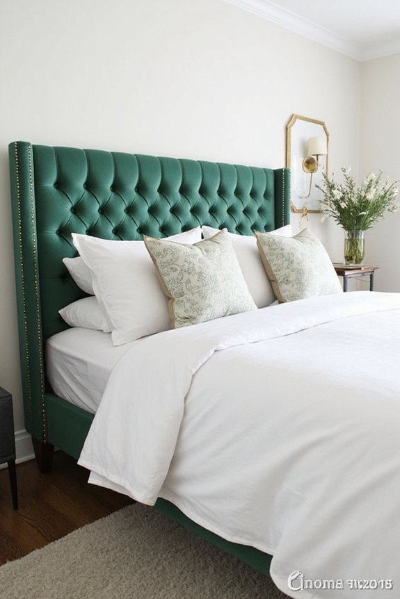 luxurious upholstered statement headboard transformation