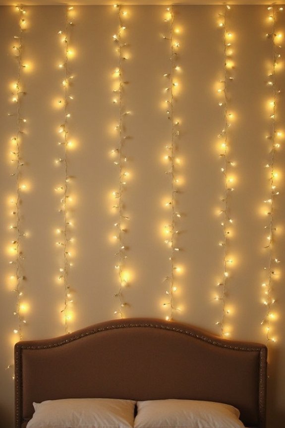 magical dreamy cascading starlit headboard