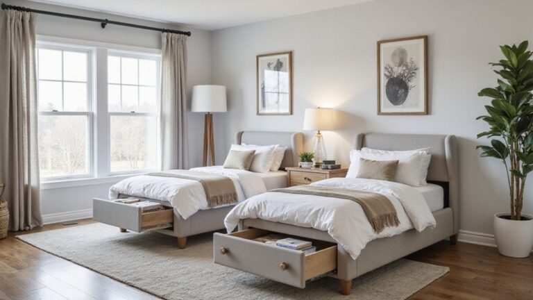 maximize space style twin bedroom