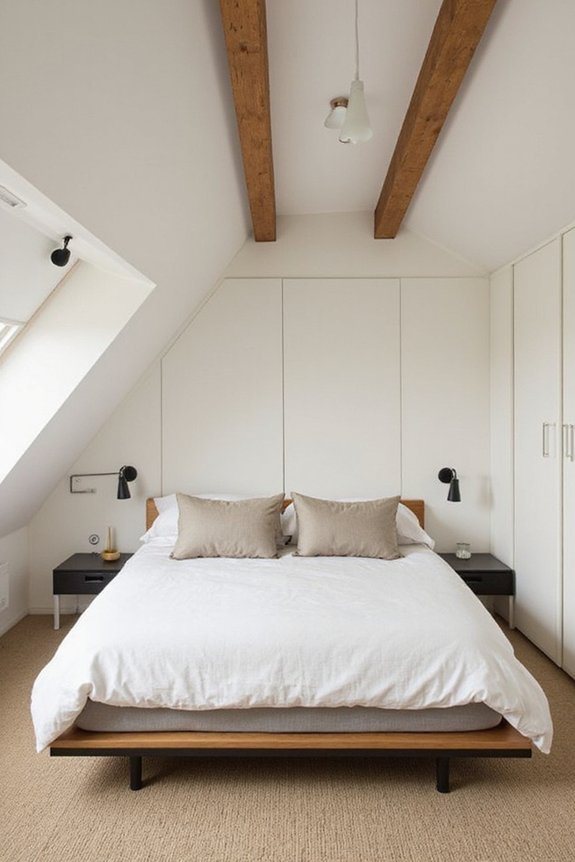 maximize vertical space with low profile furniture