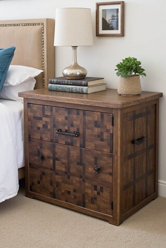 minecraft inspired diy furniture conversions