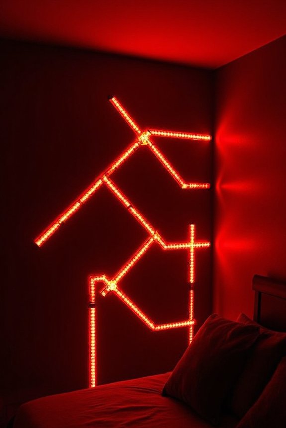 minecraft inspired interactive led wall art