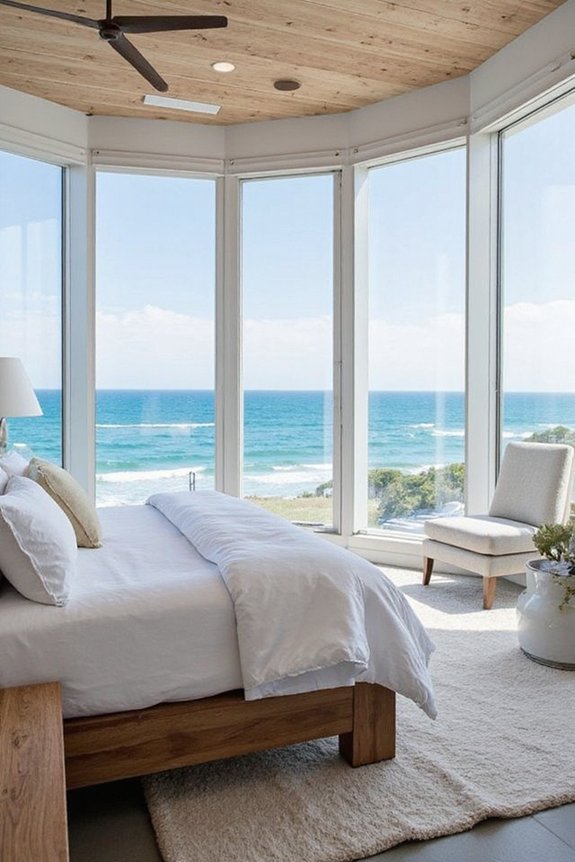 minimalist coastal luxury with ocean vistas