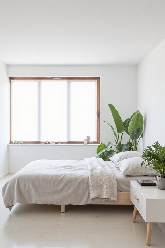 minimalist decluttered neutral streamlined
