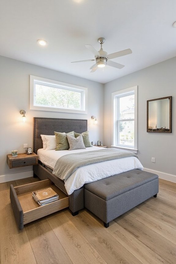 multipurpose space saving functional bedroom furniture
