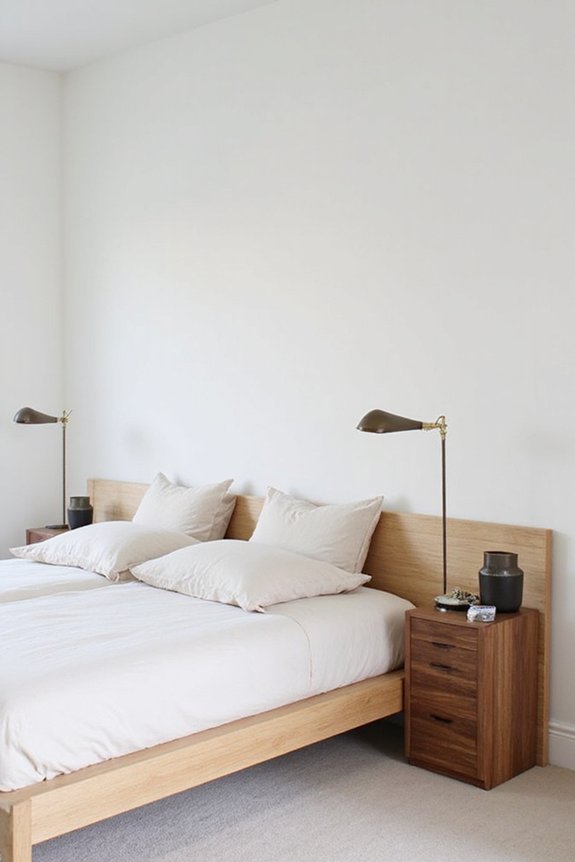 natural wood minimal ornamentation